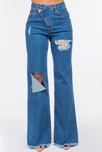 Load image into Gallery viewer, Super Asymmetry High Waist Jeans
